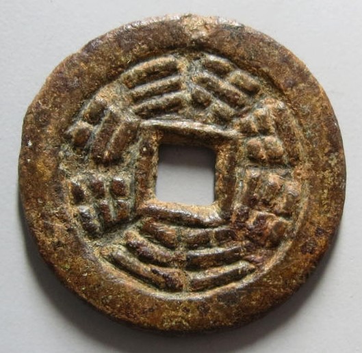 文王八卦背八卦花钱