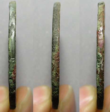 洪武通宝折三背豫